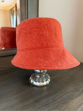 Orange Tweed Bucket Hat - San Diego Hat Company